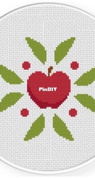 Daily Cross Stitch - Apple Decor
