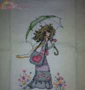 Walking in the rain_girl