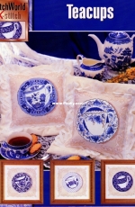 Stitch World X-stitch - 03-167 - Teacups by Linda Bird