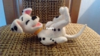 Dalmatian puppy - needle felting
