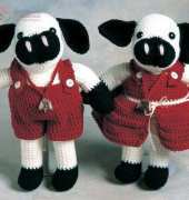 House of White Birches - Zack and Daisy Mae Cow  by Robin L. Murphy
