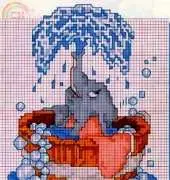Dumbo baby birth announcement