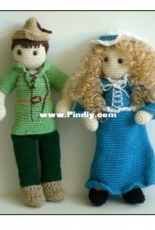 Tilda and Filur - Susanne Fagelberg - Robin Hood and Maid Marian – Dolls and Clothes