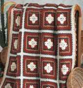 Katherine Eng - Navajo Granny Square Afghan - Free