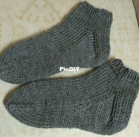 Mystery Thick Quick Socks by Knitting Nani Thelma