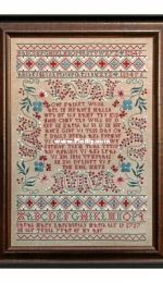 Hands across the sea samplers - Sarah Mary Larkworthy 1727