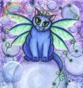 HAED - HAECH5241 Bubble Fairy Cat by Carrie Hawks