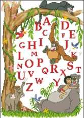 Vervaco 70.951 junglebook ABC pcs