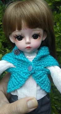 Rectangular blue jacket