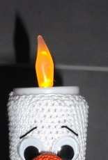 my first candle christmas : snowman