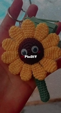 El crochet de Megan - Sunflower amigurumi - Girasol amigurumi - Spanish - Free