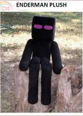 Wolf Dreamer off the Hook - Linda Potts - Enderman Plush - Free