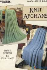 Leisure Arts-2315-Knit Afghans by Jean Lampe