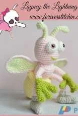 Forever Stitchin - Jodi Stredulinsky - Layney the Lightning Bug