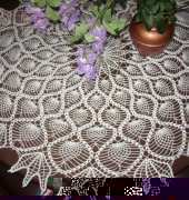peacock feathers tablecloth-ASN 1070