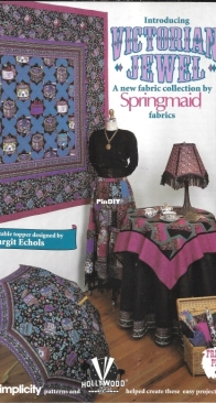 Springmaid - Victorian Jewel by Margit Echols - Free