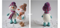 Amigurumi Toy Pattern - Irina Markova - Snowman