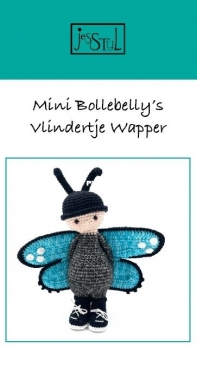 JesStijl - Jessica Harmsma - Ladybird Stippeltje - Mini Bolebellys Butterfly Wapper - Mini Vlinder Wapper - Dutch