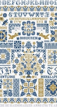 Jan Houtman - 30 Years Embroidery Sampler (30 jaa borduren merklap) XSD