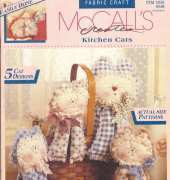 McCalls Creates Fabric Craft 14159 Kitchen Cats