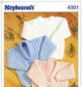 Stylecraft DK 4301 Cardigans & Sweater
