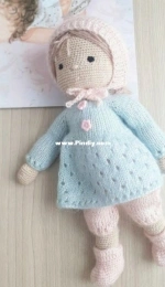 Wool Toys Marina - Marina Popova - Clothes for 10 inches doll - Russian