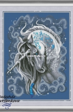 Frosty Unicorn by Nadezhda Gavrilenkova