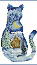 MiAxStitch - Winter Cat by Minasyan Yana XSD
