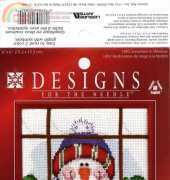 Leisure Arts 301892 Design for the Needle - Snowman in Window