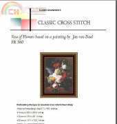 Classic Cross Stitch - FR 360 Vase of Flowers