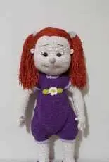 Amigurumi Doll in Purple