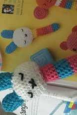 Bunny Rabbit Rainbow Babies Rattle