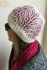 Frost on Roses Beanie by  Katrin Schubert