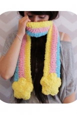 Hello Happy - Lisa - Fuzzy Shooting Star Scarf