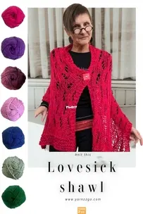 Lovesick shawl by Petra Breakstone