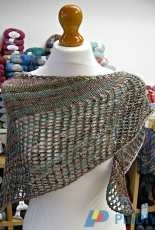 Super Eyelet Shawl by Fiona Wright /The Woolly Brew-Free
