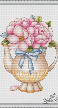 Flower Teapot by Irina Katz