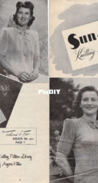 Sun-glo Knitting Book n. 75 (Vintage)