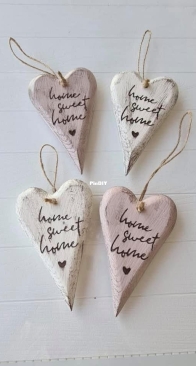 Work with raysin hearts