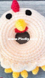 Oodles of Crochet Crafts - Rachel Zain - Doughnut Buddies - Chicken