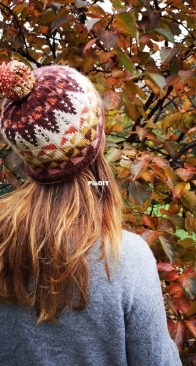 Kaleidoscope hat by Knitting For Breakfast