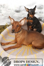 DROPS Extra 0-841-Dog Bed Knitting Pattern