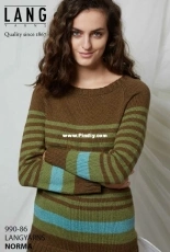 990-86 Lang Yarns Norma by LANGYARNS SWITZERLAND-English-German-French-Dutch