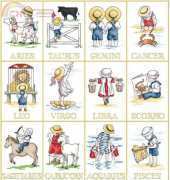 DMC K4585 All Our Yesterdays AOY - Signs of the Zodiac PCS