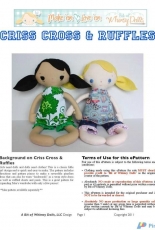 A Bit of Whimsy Dolls-Criss Cross & Ruffles