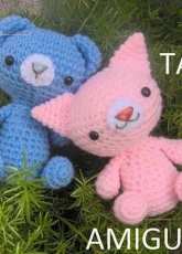 Nekos - Lorena Olivella - Rabbit Cat  Bear Amigurumi- Free - Spanish