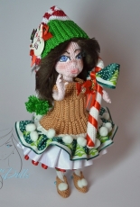 Natalya Gudimova Vasilyeva - Christmas Gnome Doll - Russian - Free