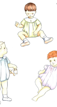 Creations by Michie - 102 - Size 3-24months