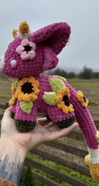 Amikoro Toys - Sofi - Pink Flower Monster