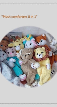 Lovely Creatures Gift C - Svetlana Antonova - Plush comforters 8 in 1
